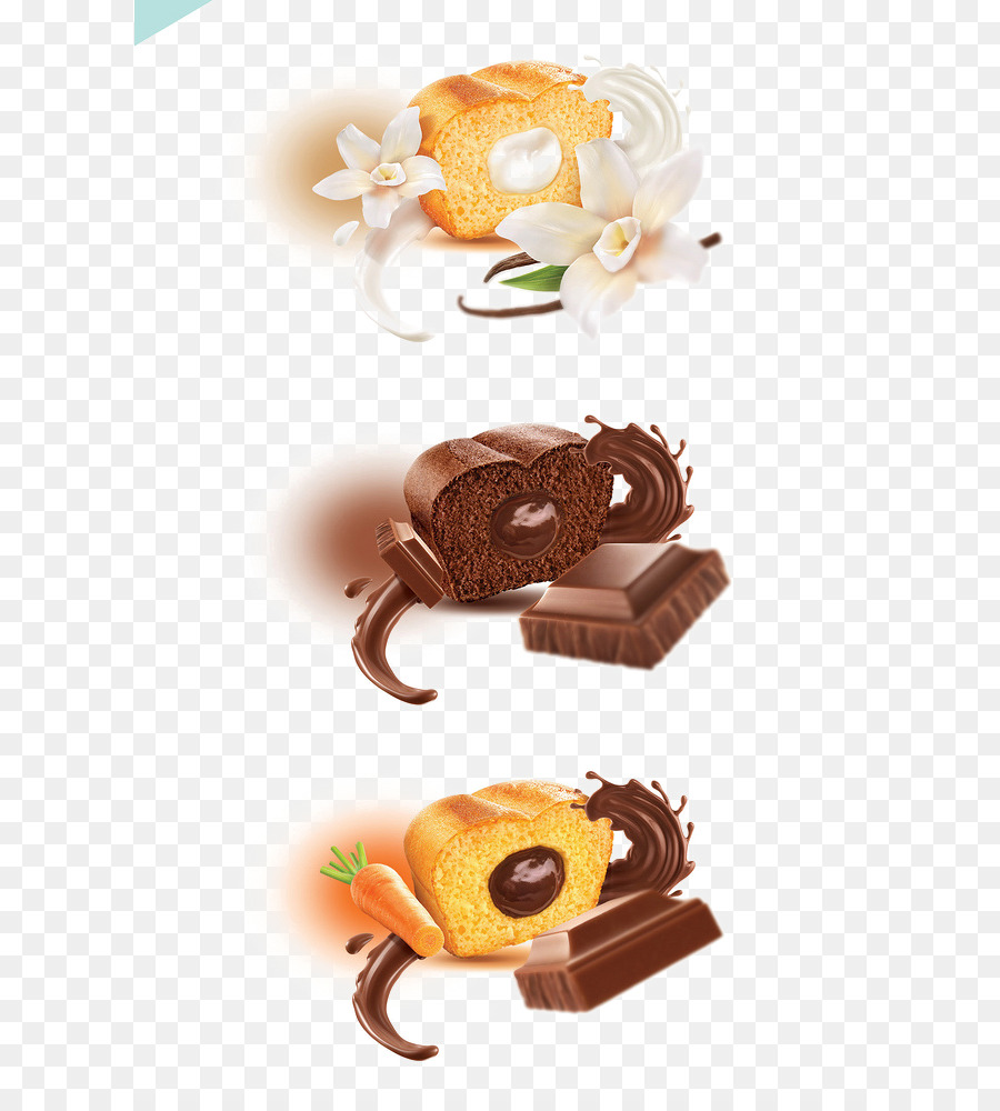 Pasteles Surtidos，Chocolate PNG