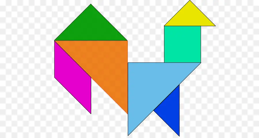 Rompecabezas，Tangram PNG