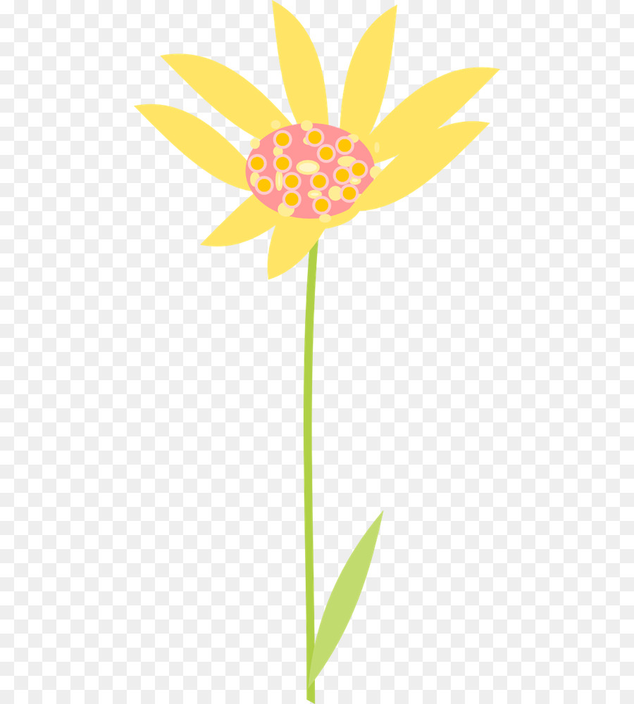 Flores Amarillas，Tallos PNG