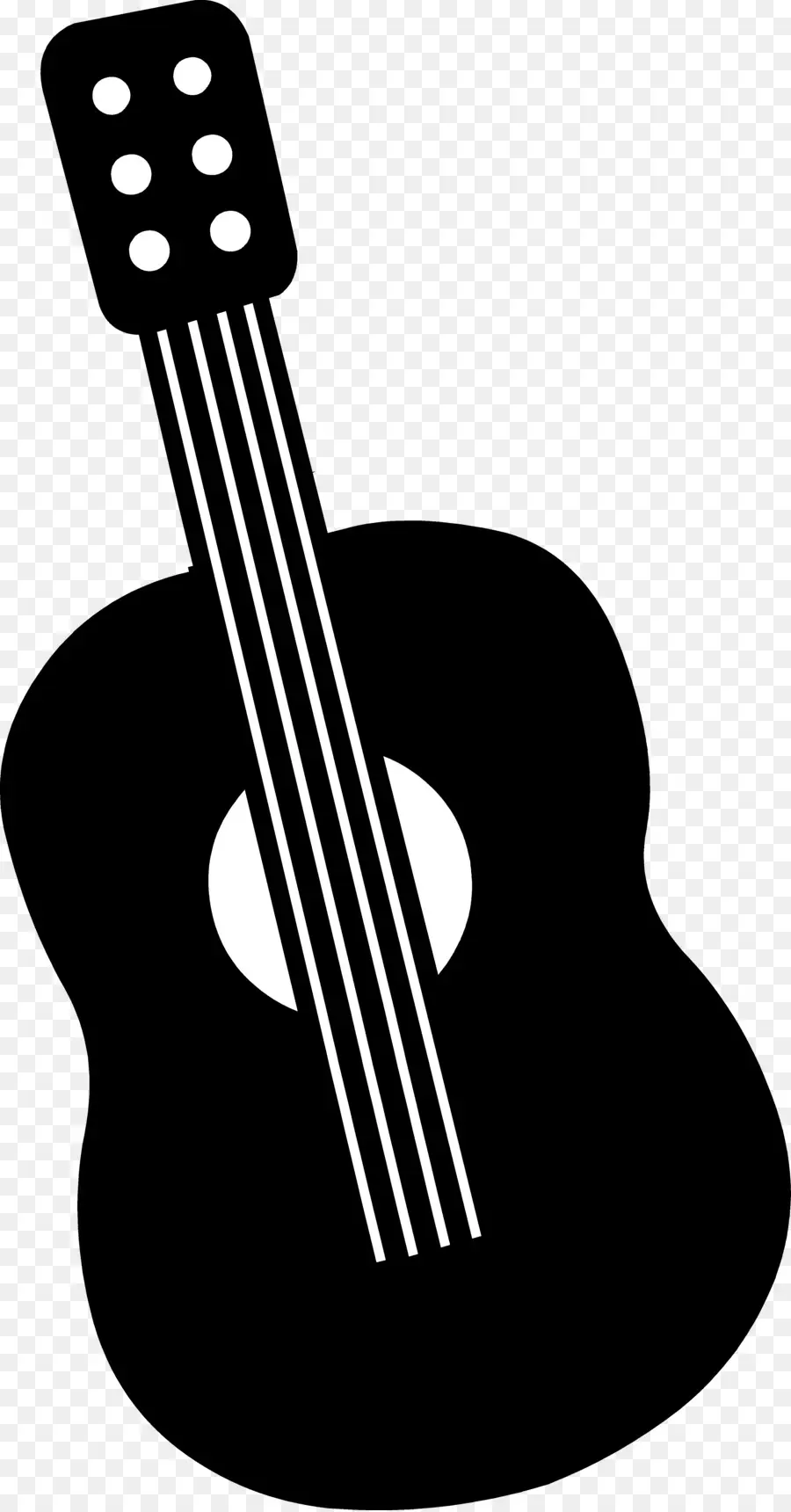 Guitarra Negra，Instrumentos De Cuerda PNG