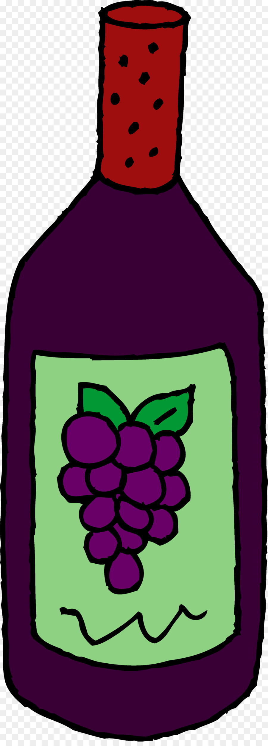 Botella De Vino De Uva，Vino PNG