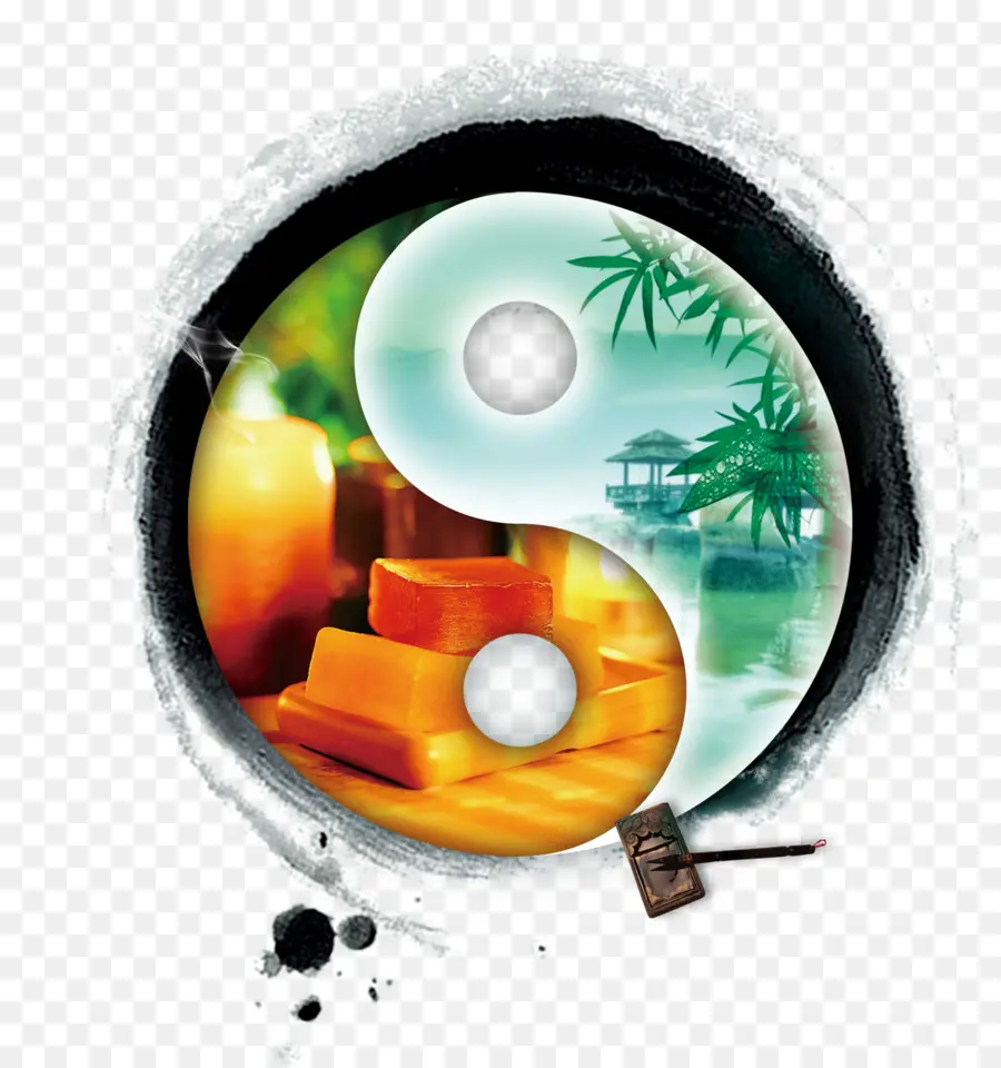 Símbolo Yin Yang，Balance PNG