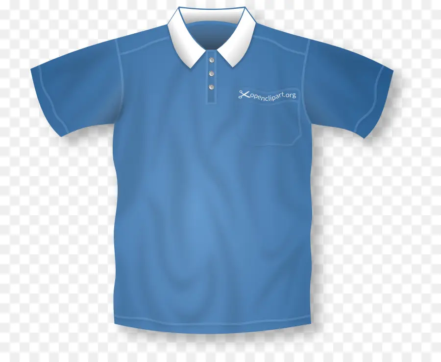 Polo Azul，Camisa PNG