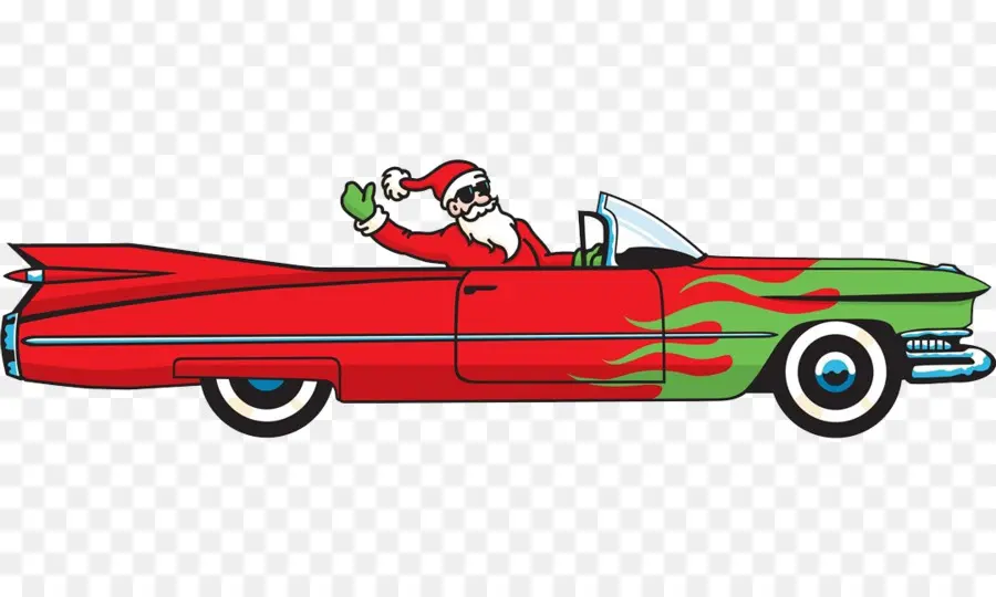 Auto，Papá Noel PNG