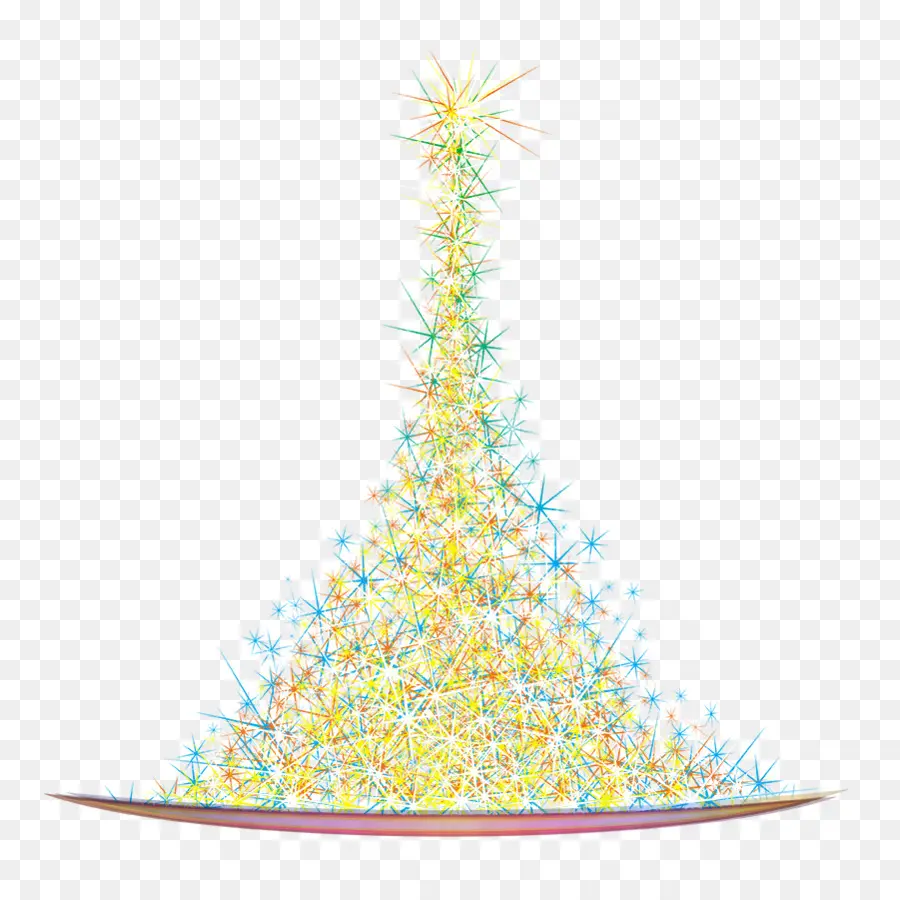 Árbol Colorido Y Brillante，Espumoso PNG