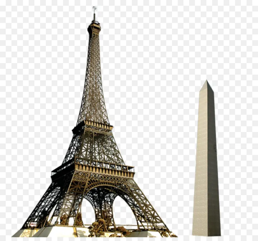 Torre Eiffel Y Obelisco，París PNG