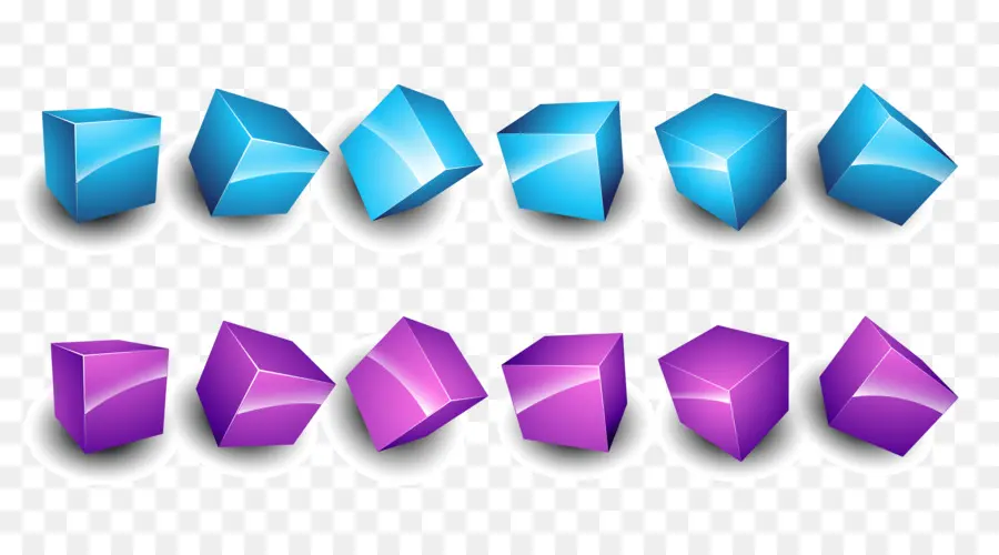 Cubos 3d，Geométrico PNG