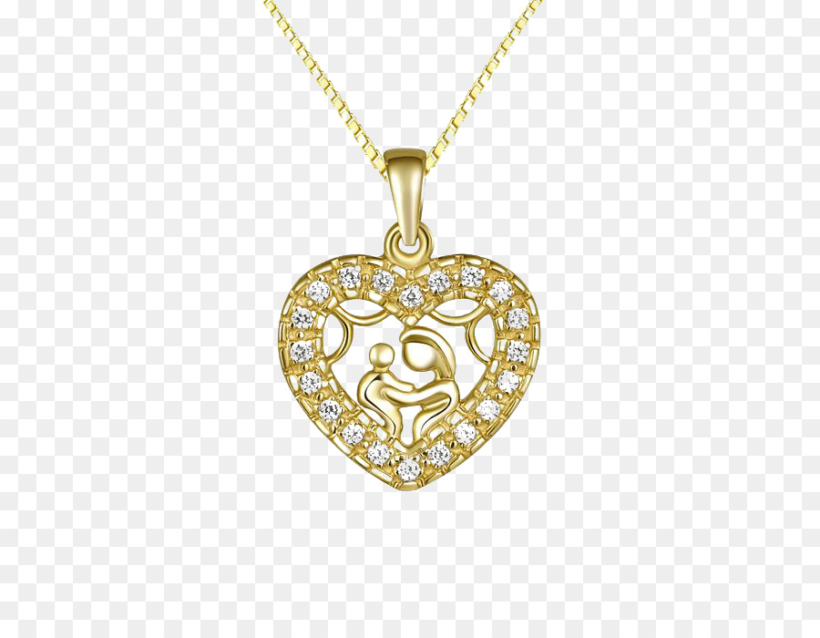 Collar De Corazón，Colgante PNG