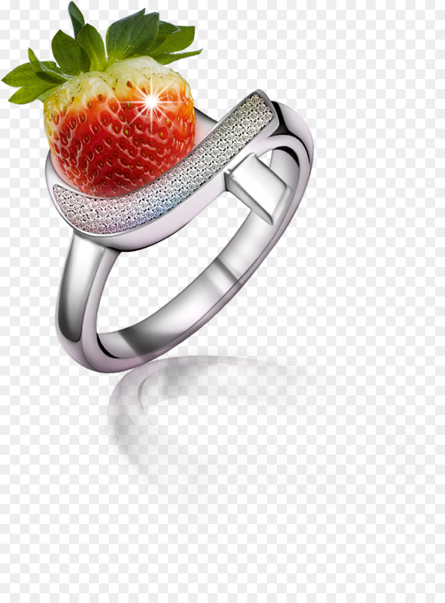 Anillo Fresa，Fruta PNG