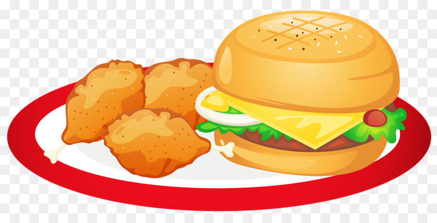 Hamburguesas Y Papas Fritas，Comida Rápida PNG