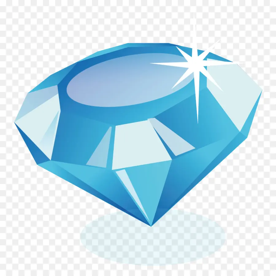 Azul，Diamante PNG