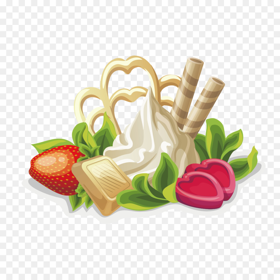 Helado，Sundae PNG