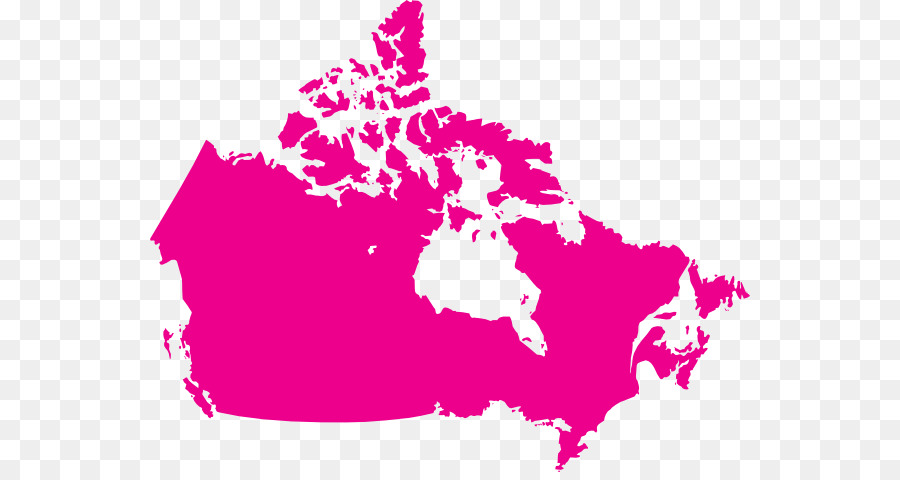 Mapa De Canadá，País PNG