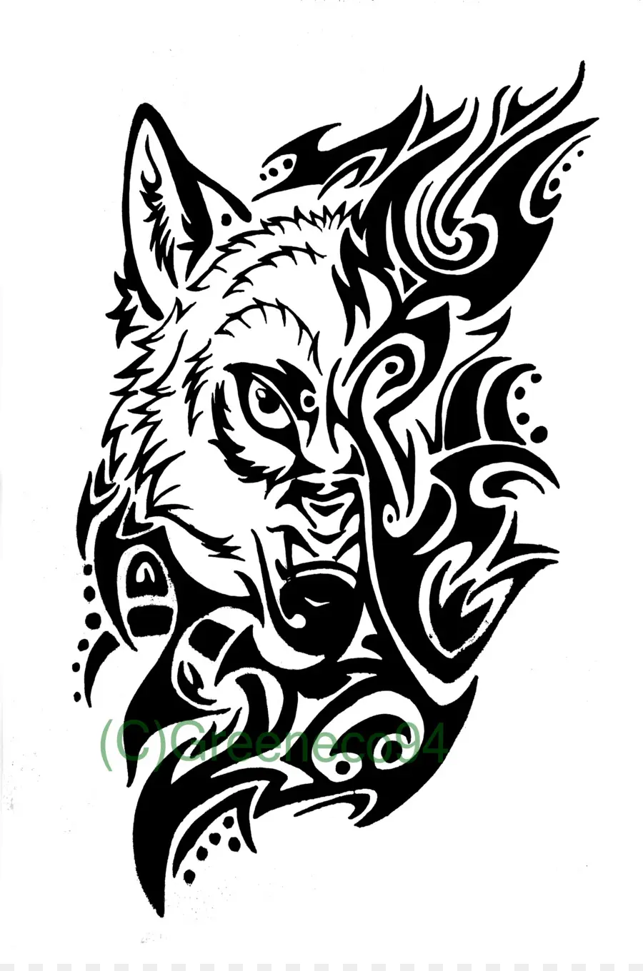 Lobo，Tatuaje PNG