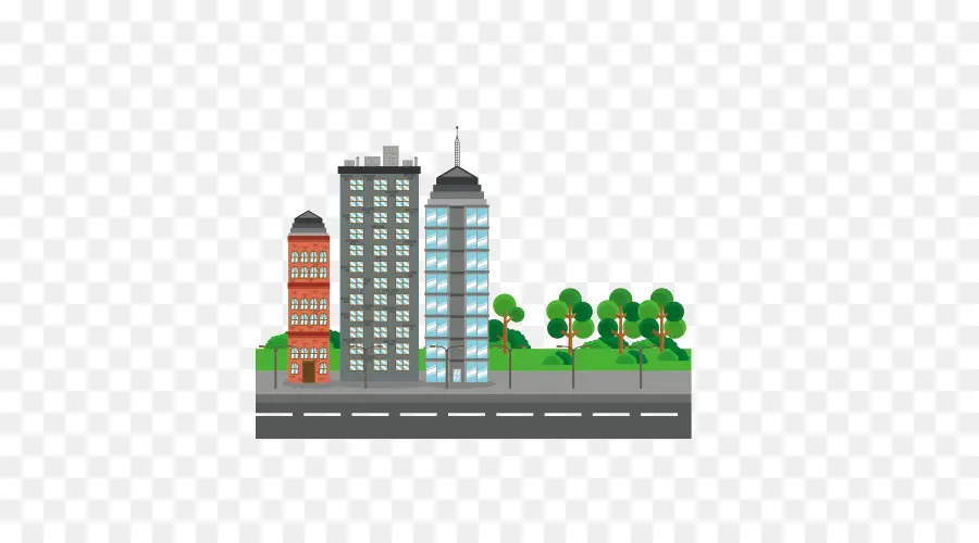 Paisaje Urbano，Edificios PNG