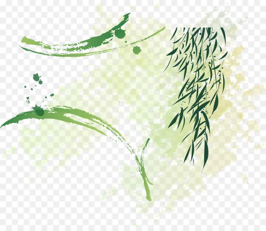 Qingming，Willow PNG