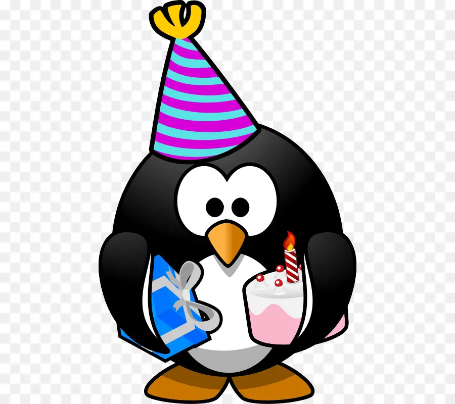 Pingüino，Cumpleaños PNG
