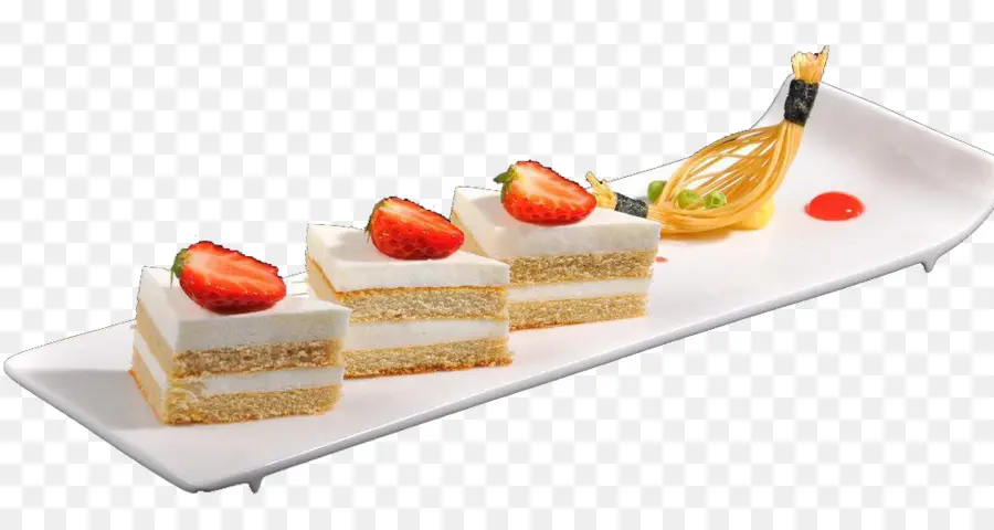 Pastel De Fresa，Postre PNG