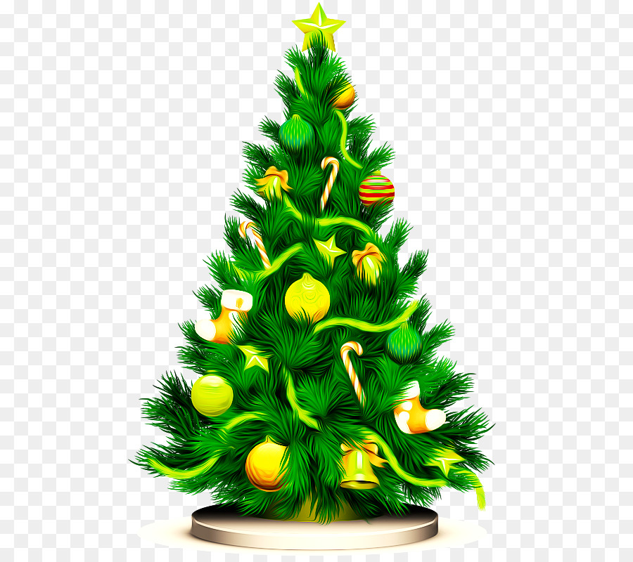 árbol De Navidad，Adornos PNG