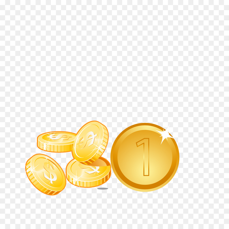 Monedas De Oro，Dinero PNG