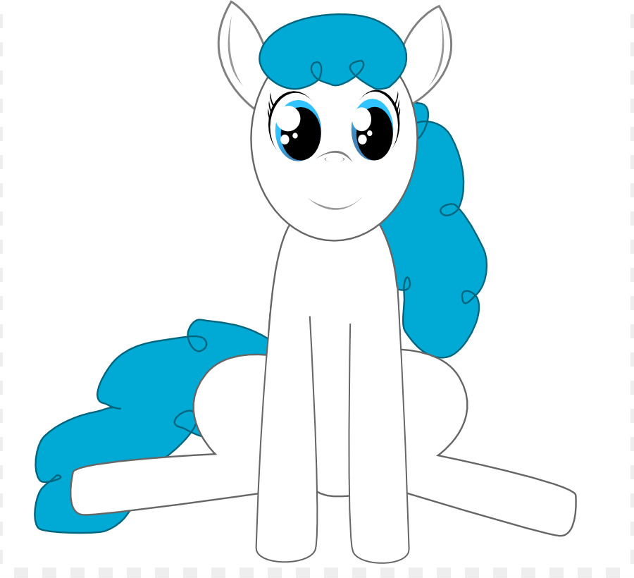 Poni De Pelo Azul，Dibujos Animados PNG