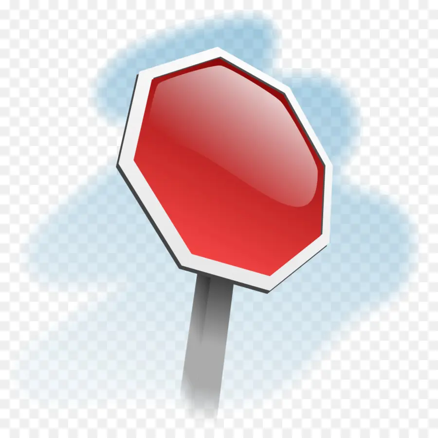 Señal De Stop，Rojo PNG