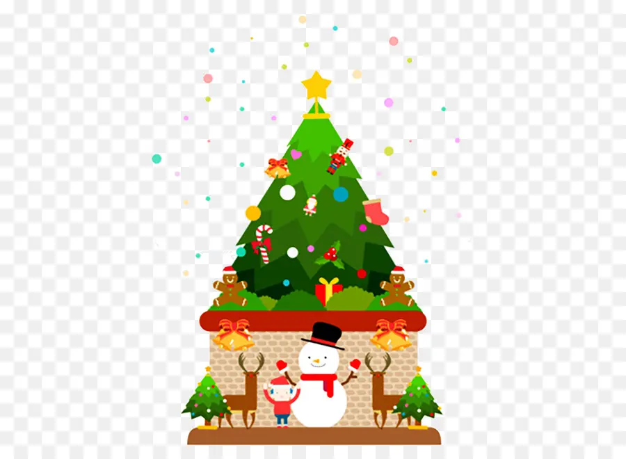 árbol De Navidad，Decoración Navideña PNG