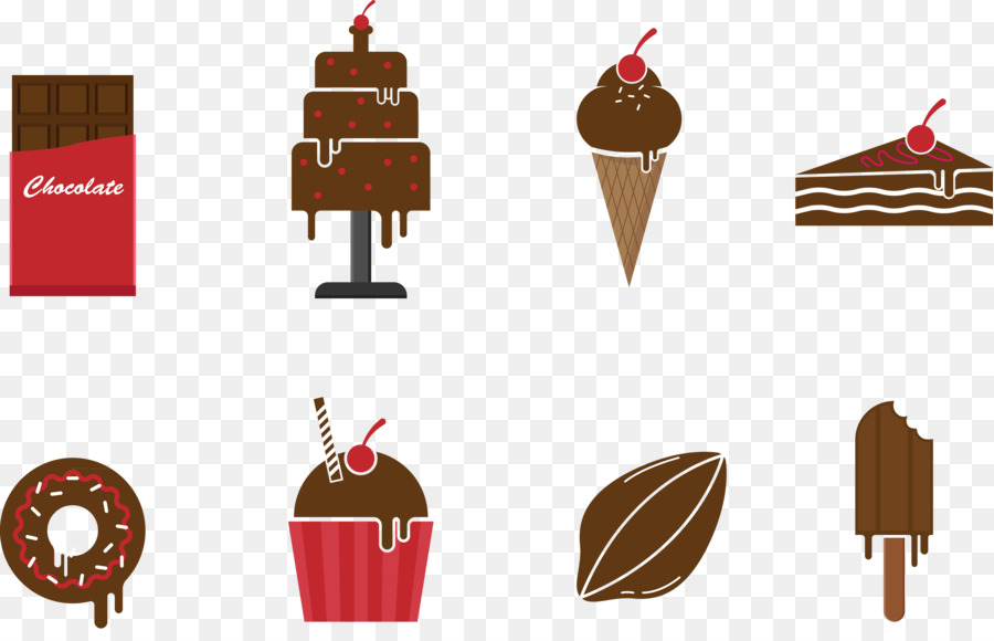 Iconos De Chocolate，Dulce PNG