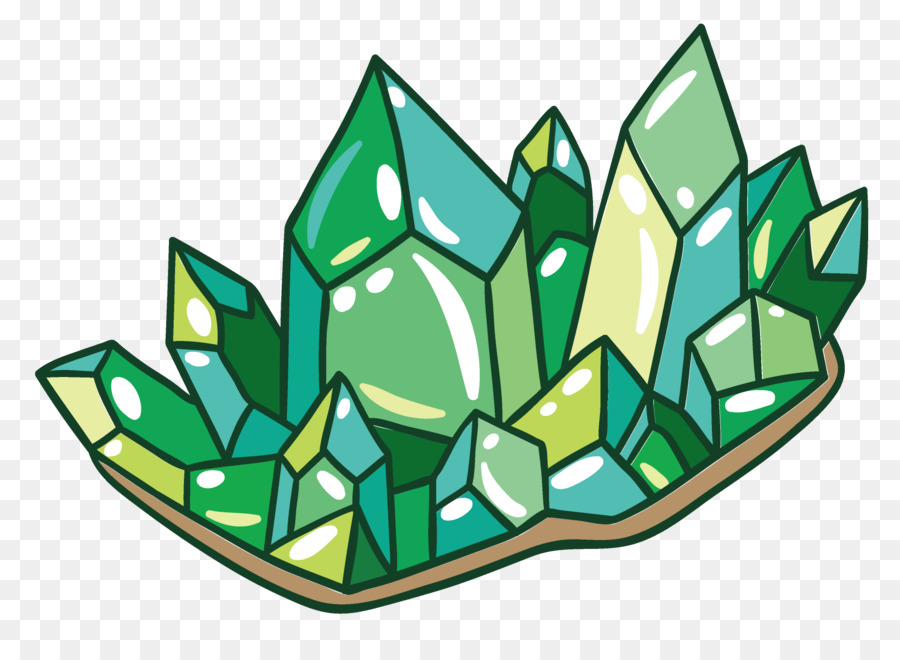 Cristales Verdes，Gemas PNG