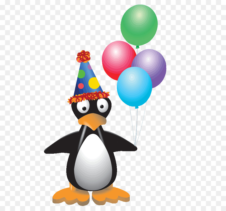 Pingüino，Globos PNG