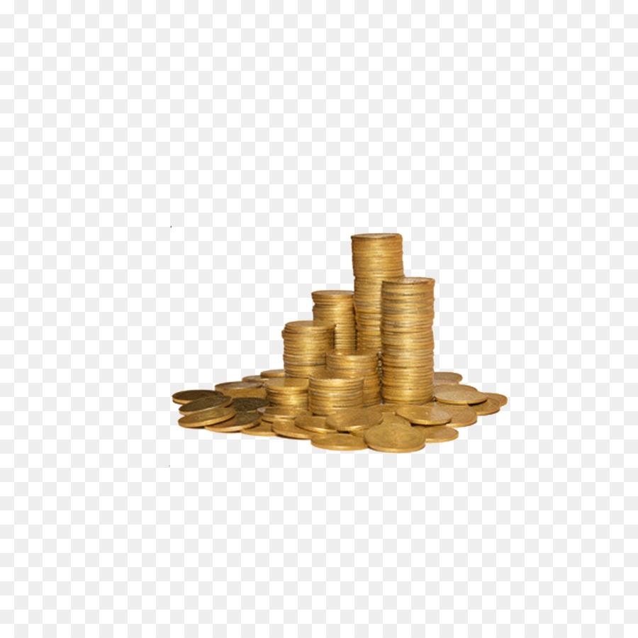 Monedas De Oro，Dinero PNG