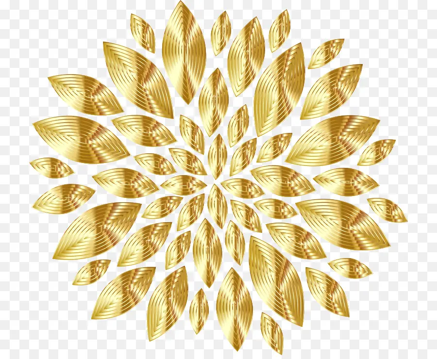 Flor，Oro PNG