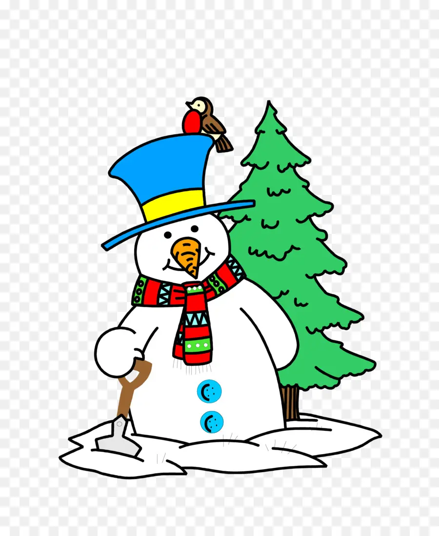 Muñeco De Nieve，Árbol PNG