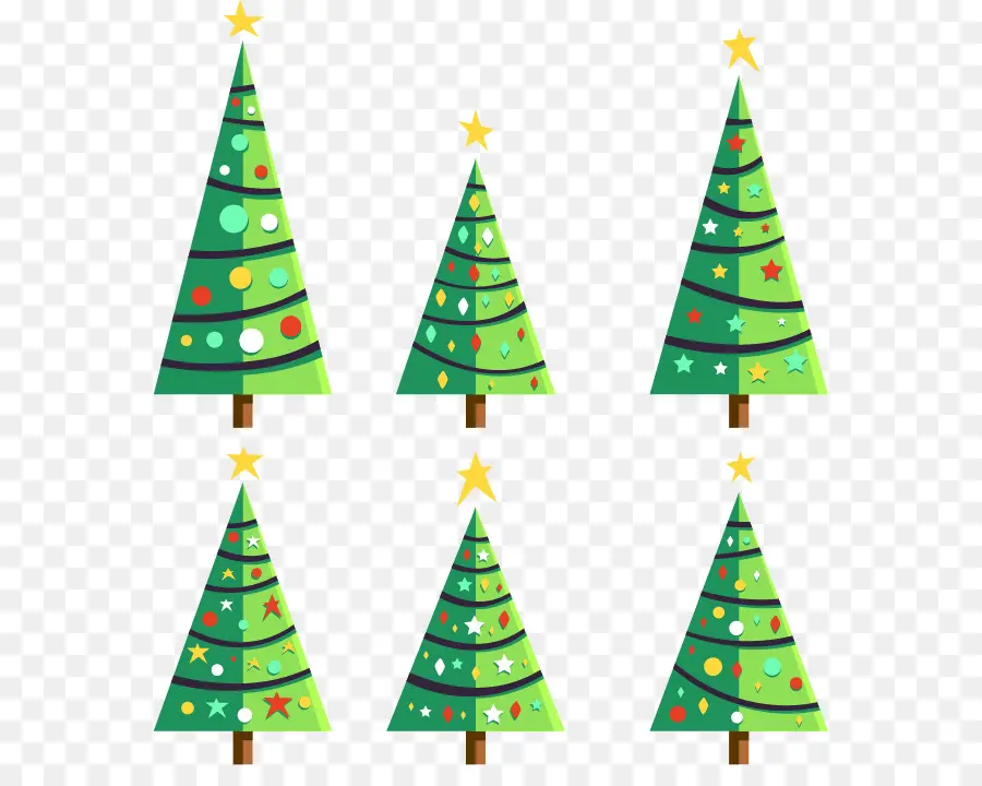 Arboles De Navidad，Decoraciones PNG