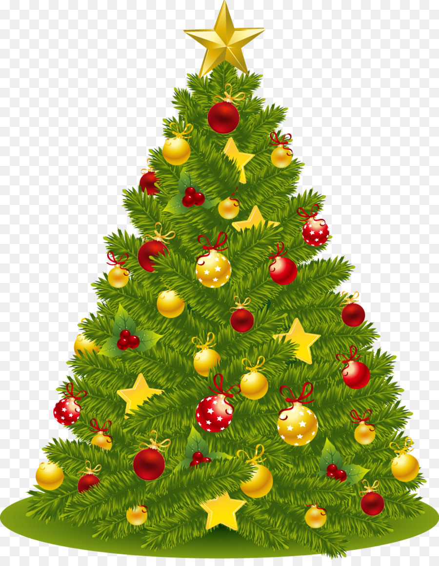 árbol De Navidad，Adornos PNG