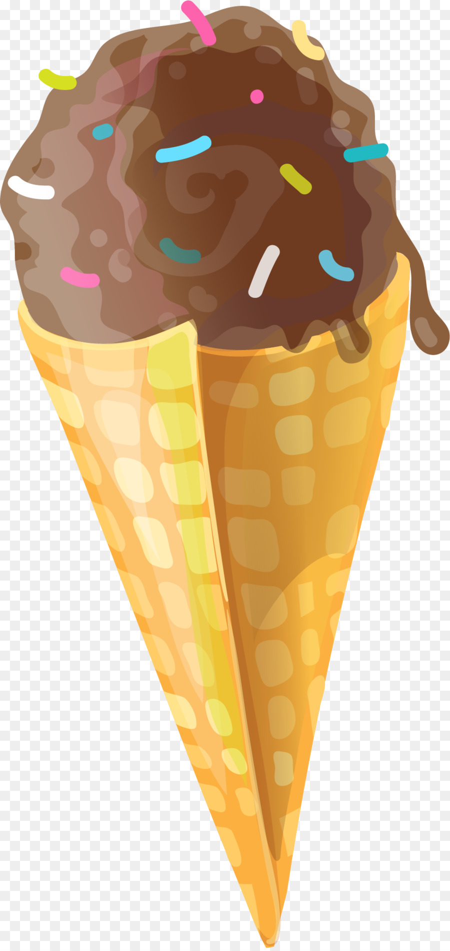 Cono De Helado，Postre PNG