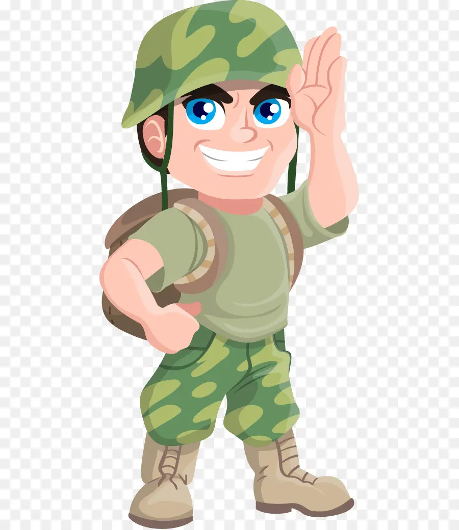 Soldado，De Dibujos Animados PNG