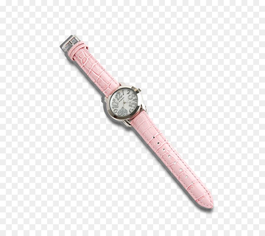 Reloj De Pulsera，Correa Rosa PNG