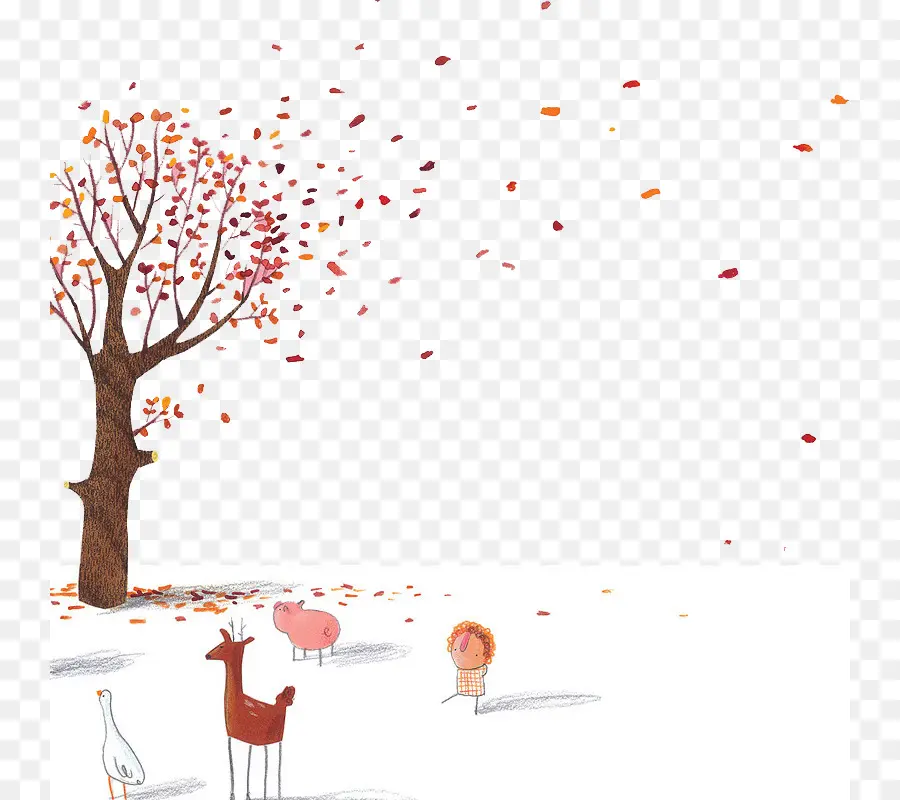 árbol De Otoño，Hojas PNG