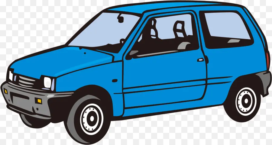 Coche Azul，Automóvil PNG