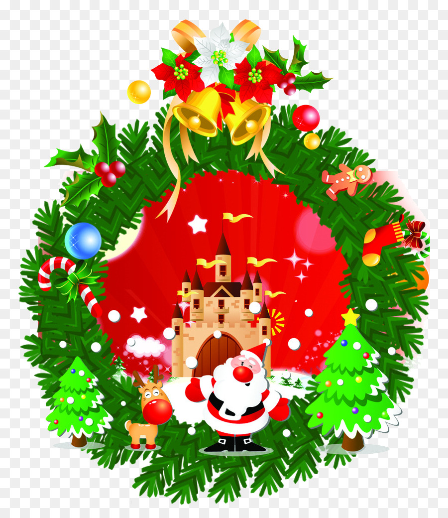 árbol De Navidad，Santa Claus PNG