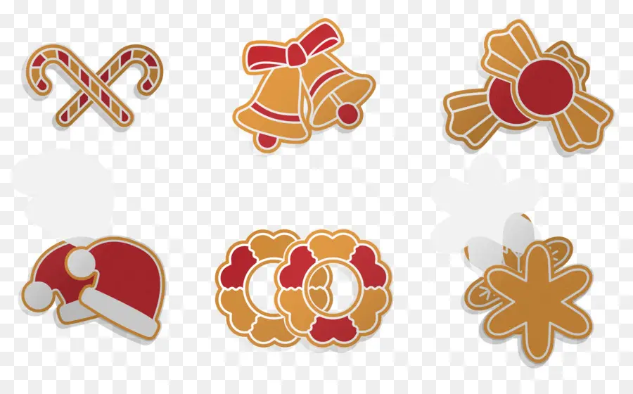 Iconos De Navidad，Bastón De Caramelo PNG