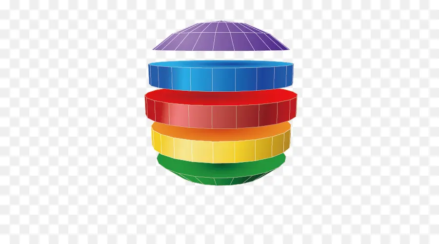 Globo Colorido，Capas PNG