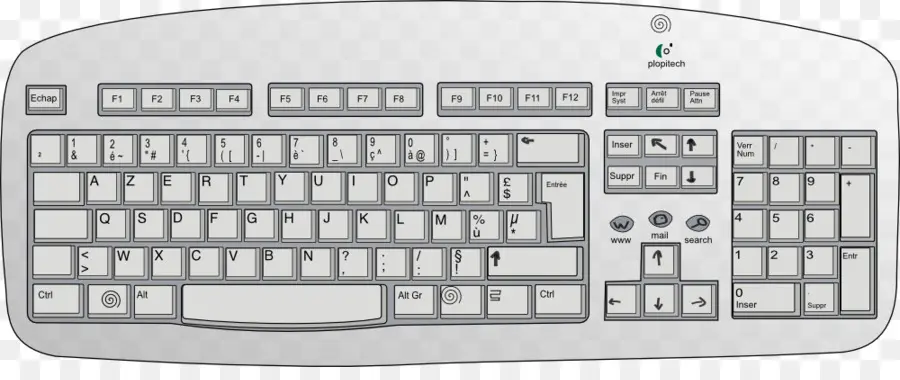 Teclado De La Computadora，El Ratón De La Computadora PNG