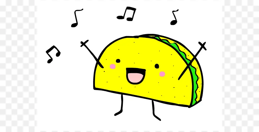 Taco Bailando，Notas Musicales PNG