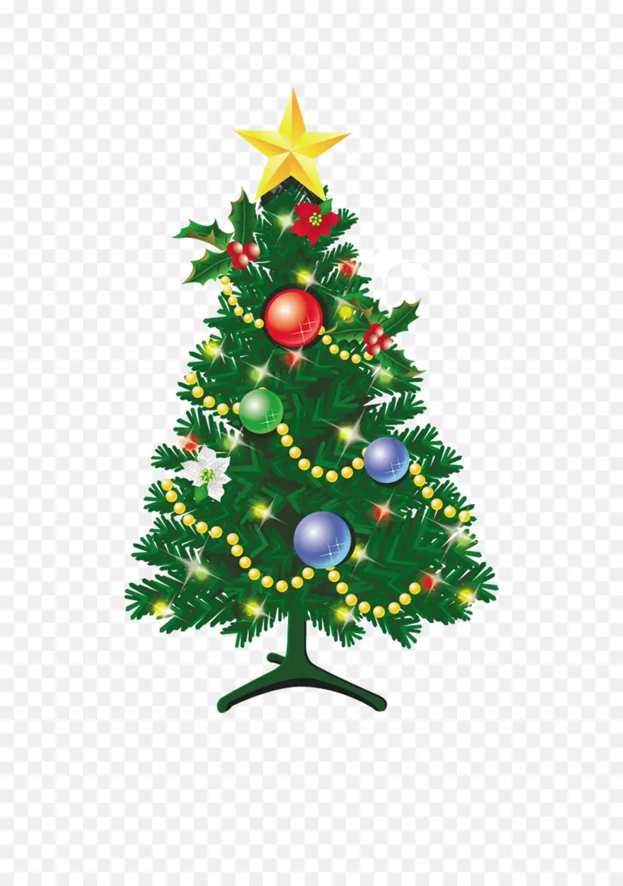 Árbol De Navidad，Adornos PNG