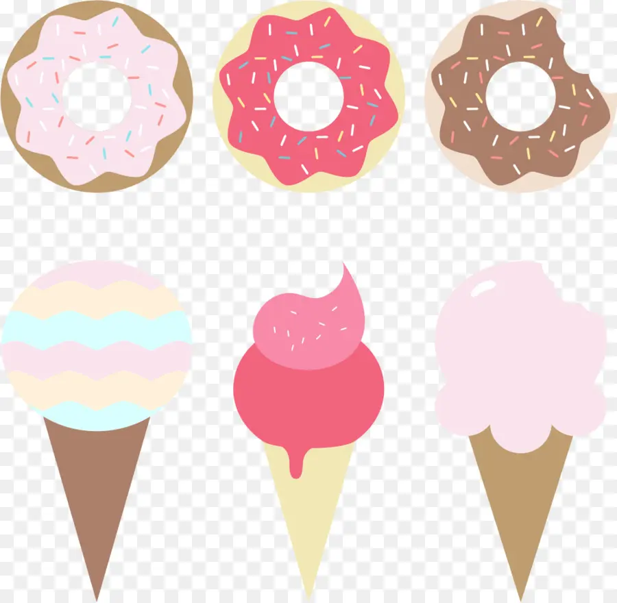 Donuts Y Helado，Donas PNG