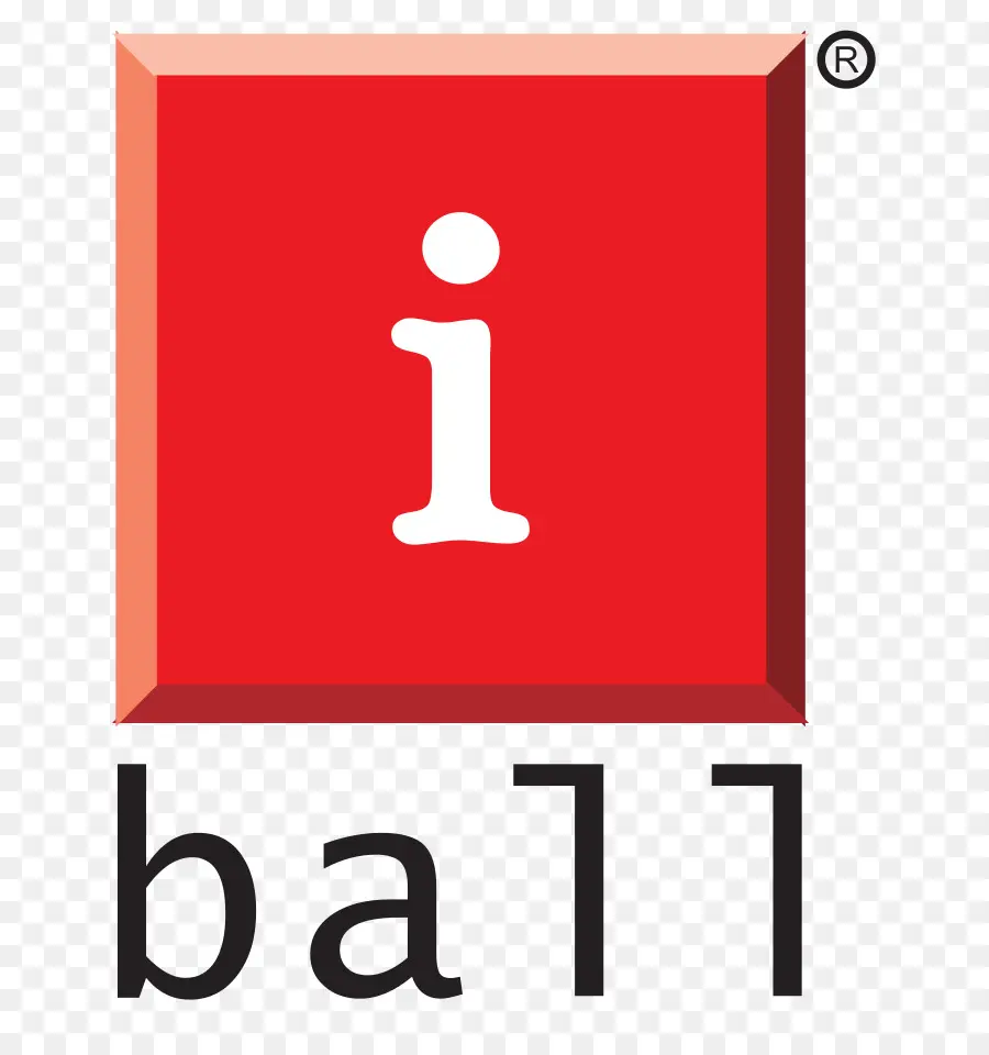 Logotipo De Iball，Rojo PNG