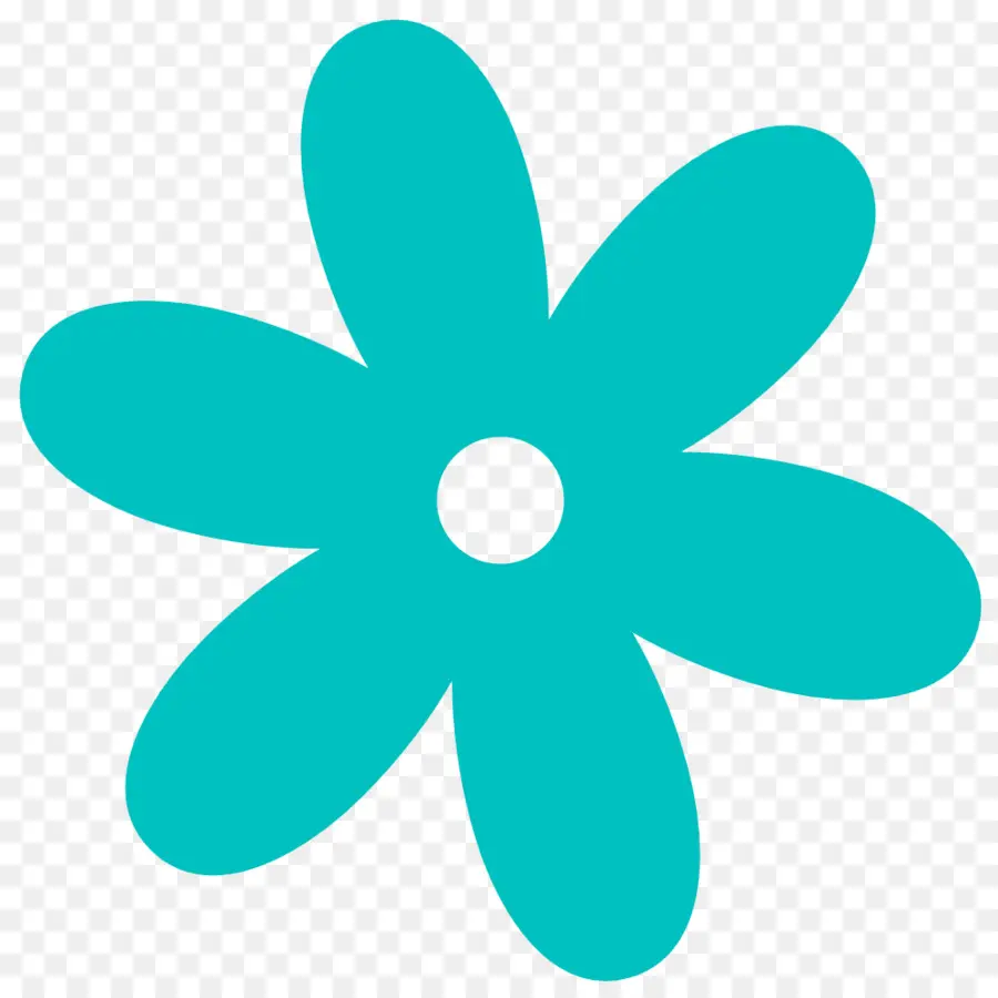 Flor，Azul PNG