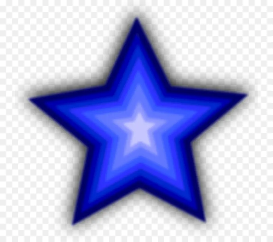 Estrella，Azul PNG